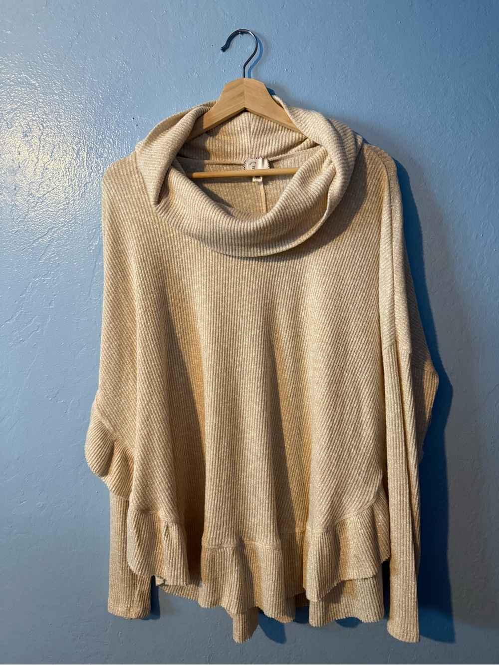 Anthropology Champaign Postage Stamp Sweater